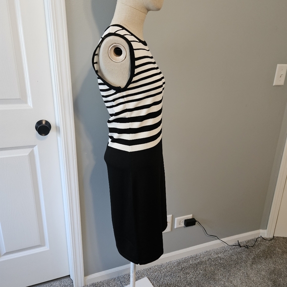 Calvin Klein black and white sheath dress - Picture 3 of 7